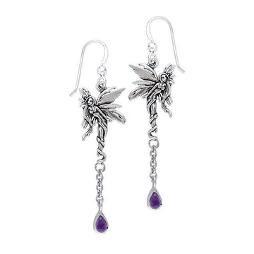 Firefly Fairy Silver Earrings TER001 - Jewelry